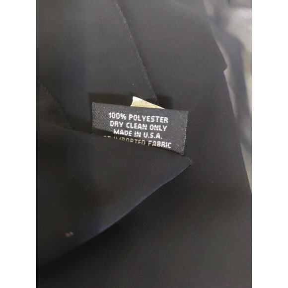 Cejon Black Sheer Scarf Rectangle 60" X 13 Funeral Church Business - Picture 5 of 8